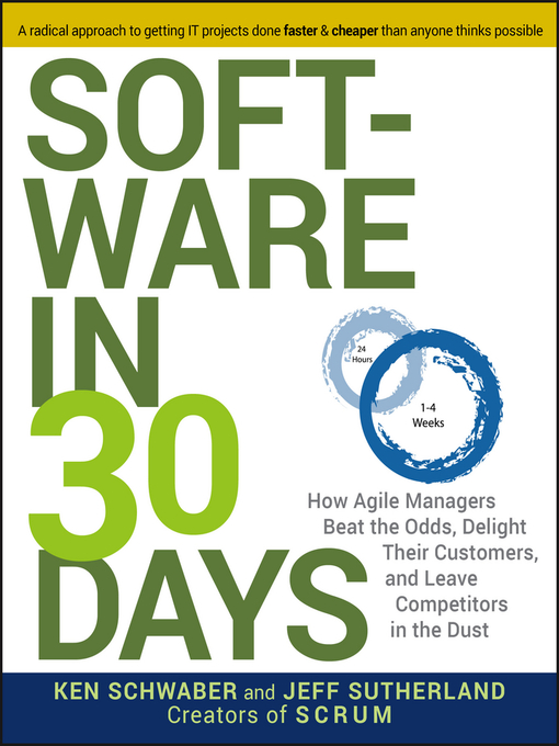 Title details for Software in 30 Days by Ken Schwaber - Available